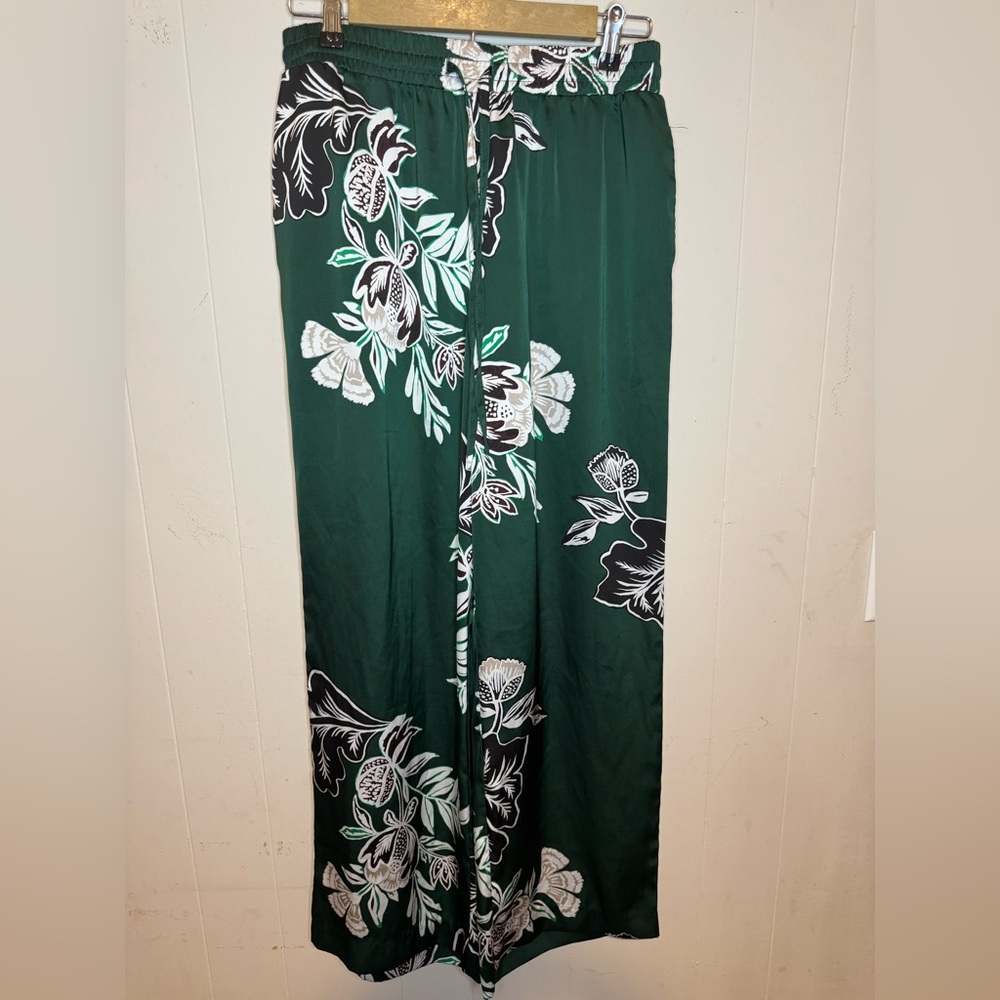 Rafaella Green Floral Skirt